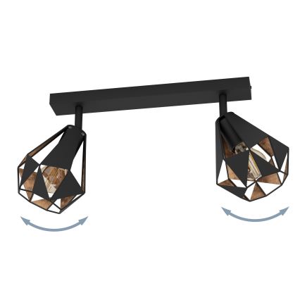 Eglo - Spotlámpa 2xE27/40W/230V