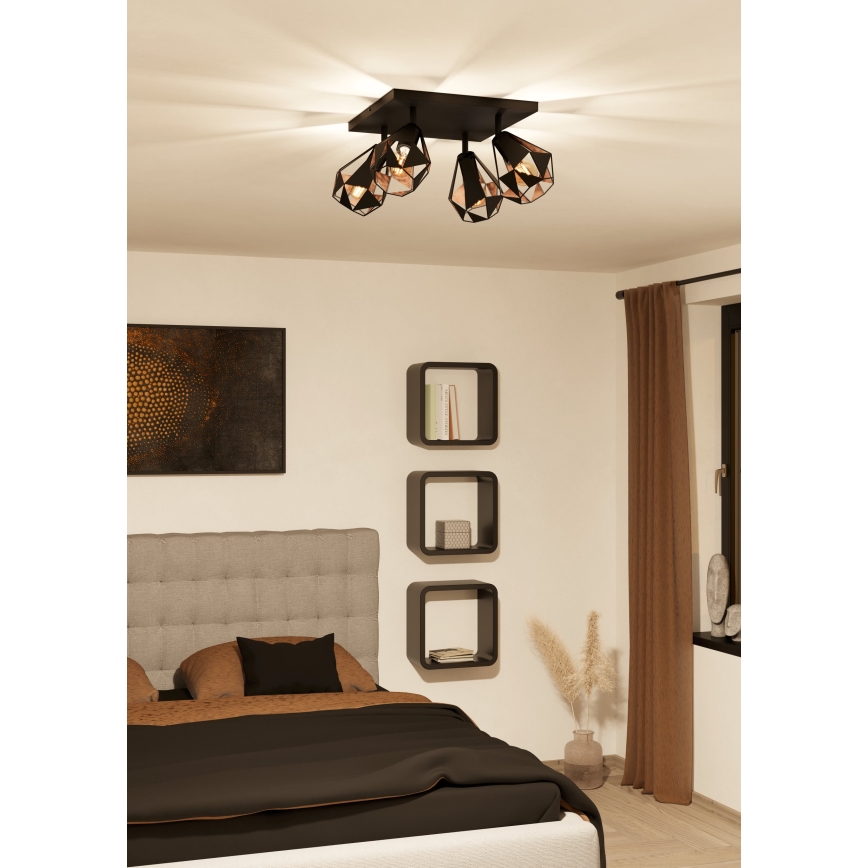 Eglo - Spotlámpa 4xE27/40W/230V