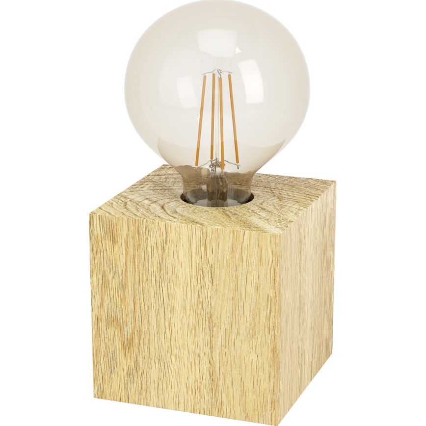 Eglo - Asztali lámpa 1xE27/40W/230V bézs