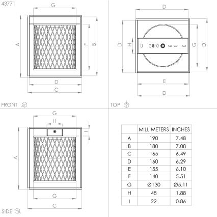 Eglo - Mennyezeti lámpa 1xE27/40W/230V