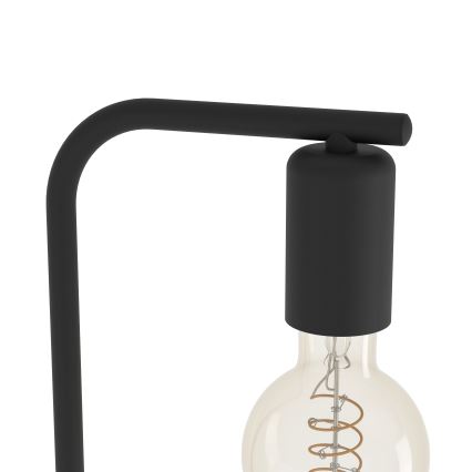 Eglo - Állólámpa 1xE27/40W/230V fekete