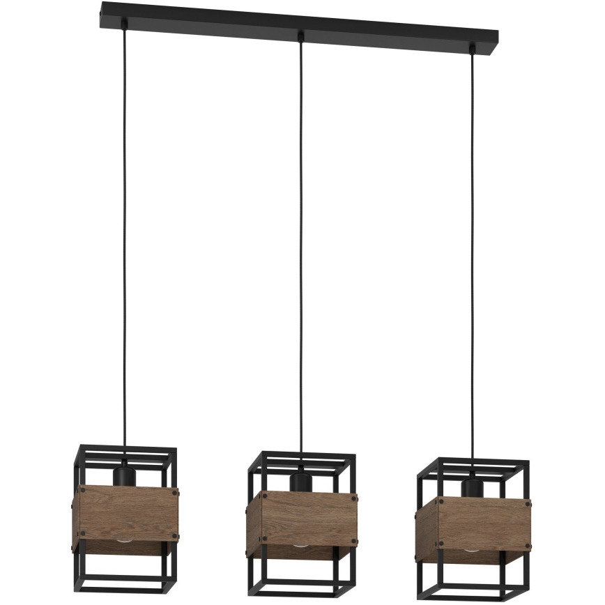 Eglo - Csillár zsinóron 3xE27/40W/230V