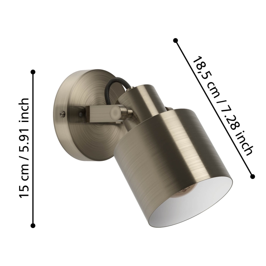 Eglo - Fali spotlámpa 1xE27/40W/230V