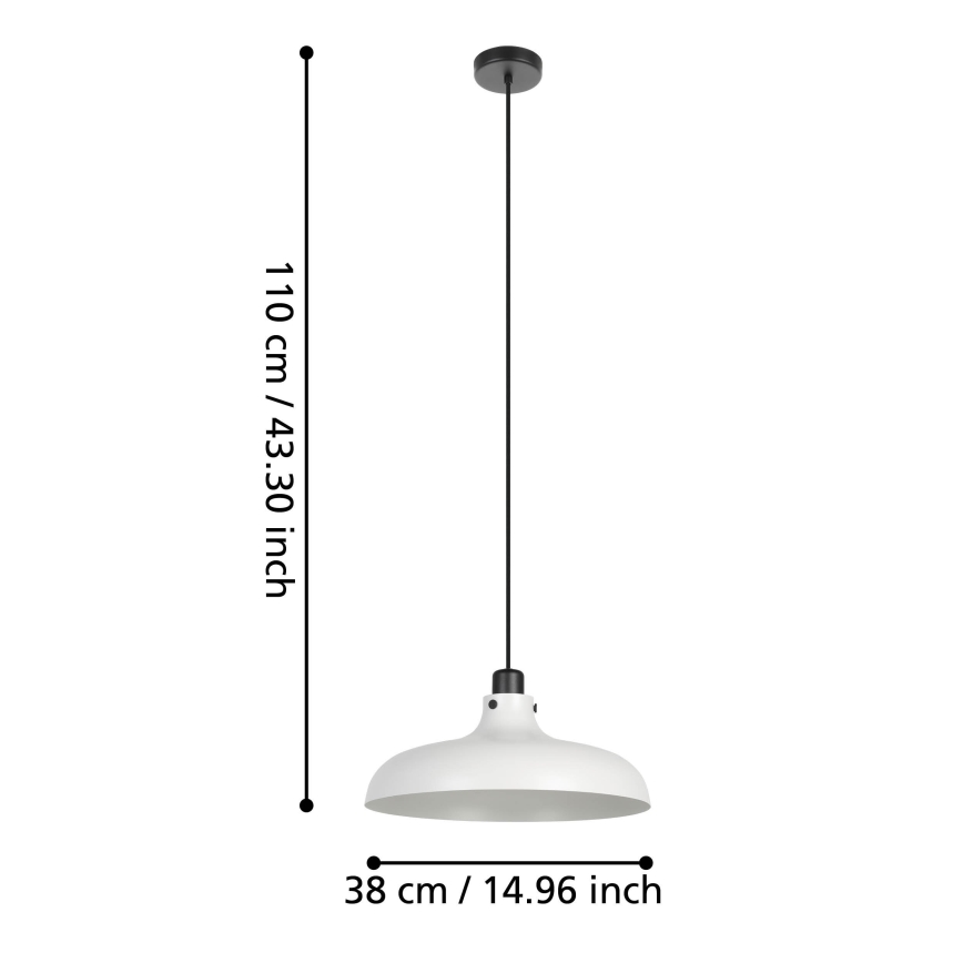 Eglo - Csillár zsinóron 1xE27/40W/230V