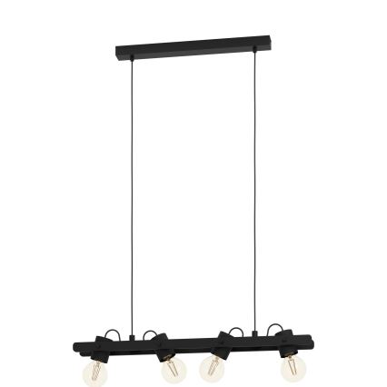 Eglo - Csillár zsinóron 4xE27/15W/230V