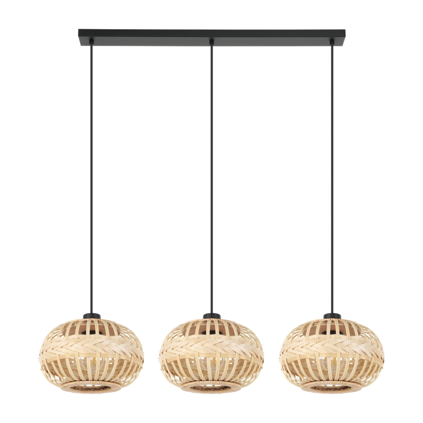 Eglo - Csillár zsinóron 3xE27/40W/230V