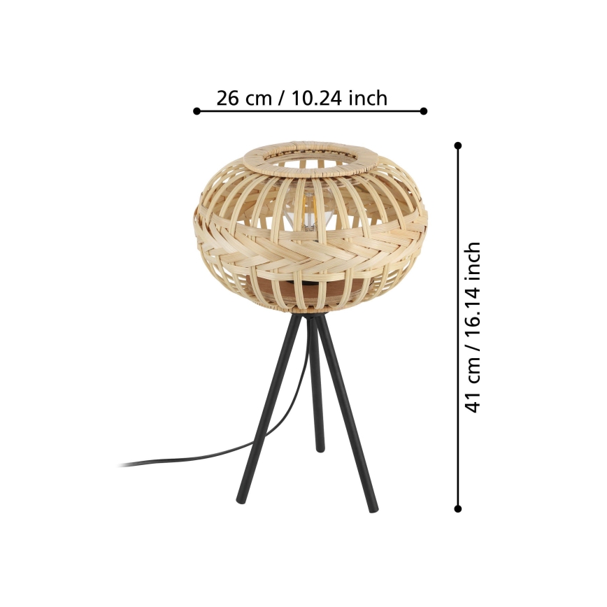 Eglo - Asztali lámpa 1xE27/40W/230V