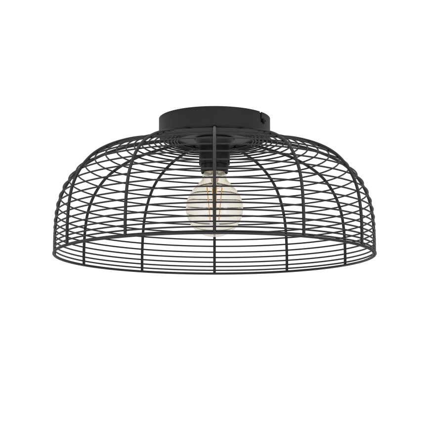 Eglo - Mennyezeti lámpa 1xE27/40W/230V fekete