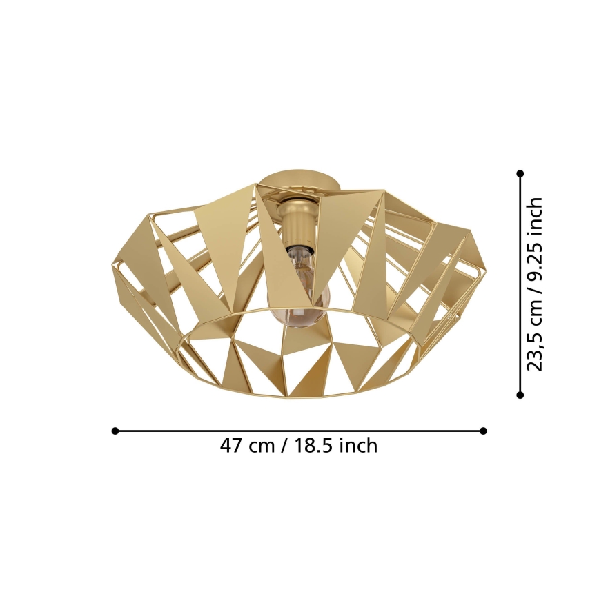 Eglo - Mennyezeti lámpa 1xE27/60W/230V