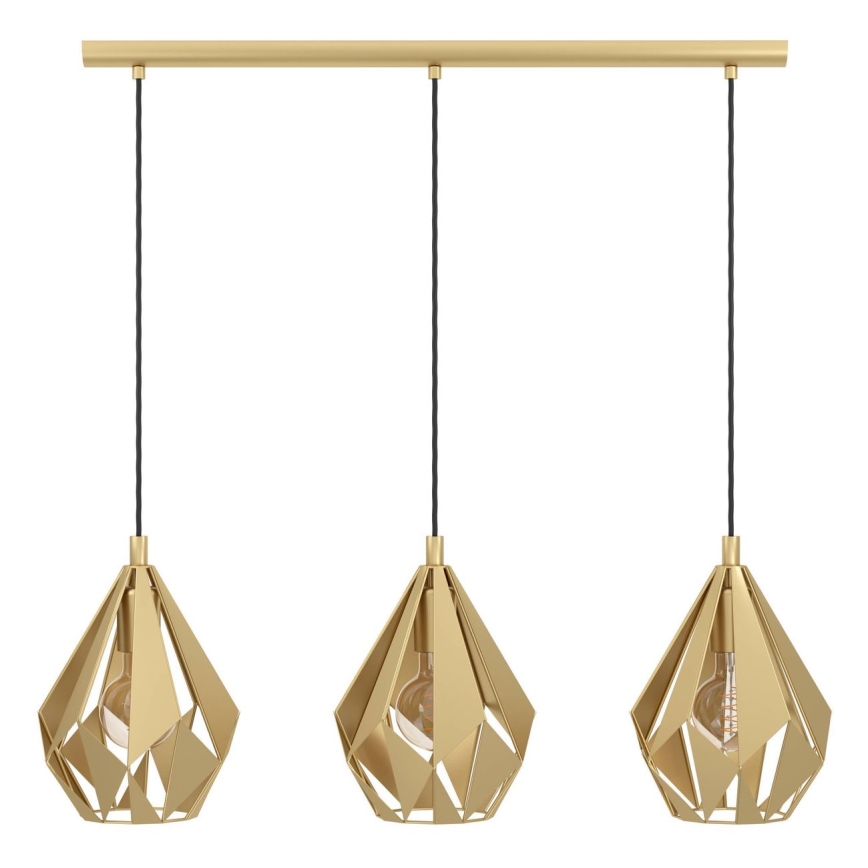 Eglo - Csillár zsinóron 3xE27/60W/230V