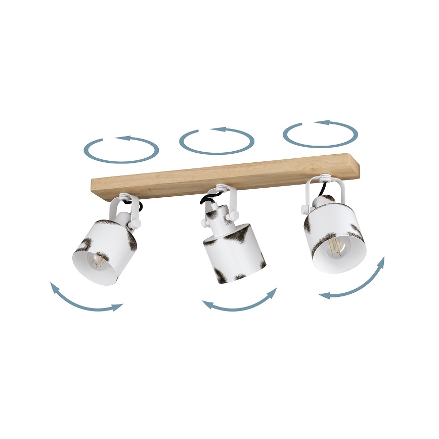 Eglo - Spotlámpa 3xE27/40W/230V