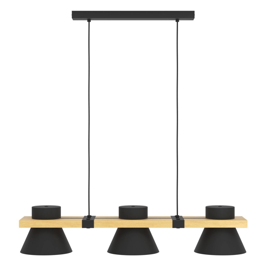 Eglo - Csillár zsinóron 3xE27/15W/230V