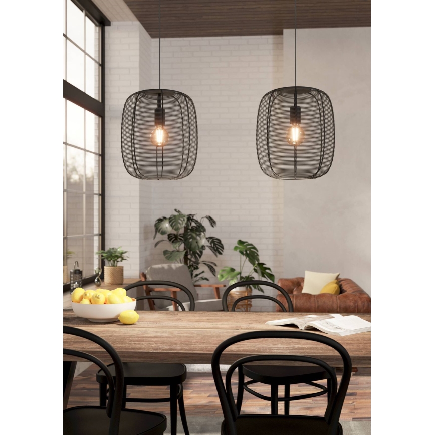 Eglo - Csillár zsinóron 2xE27/40W/230V