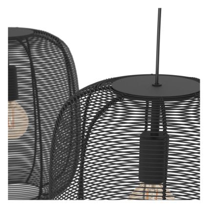 Eglo - Csillár zsinóron 2xE27/40W/230V