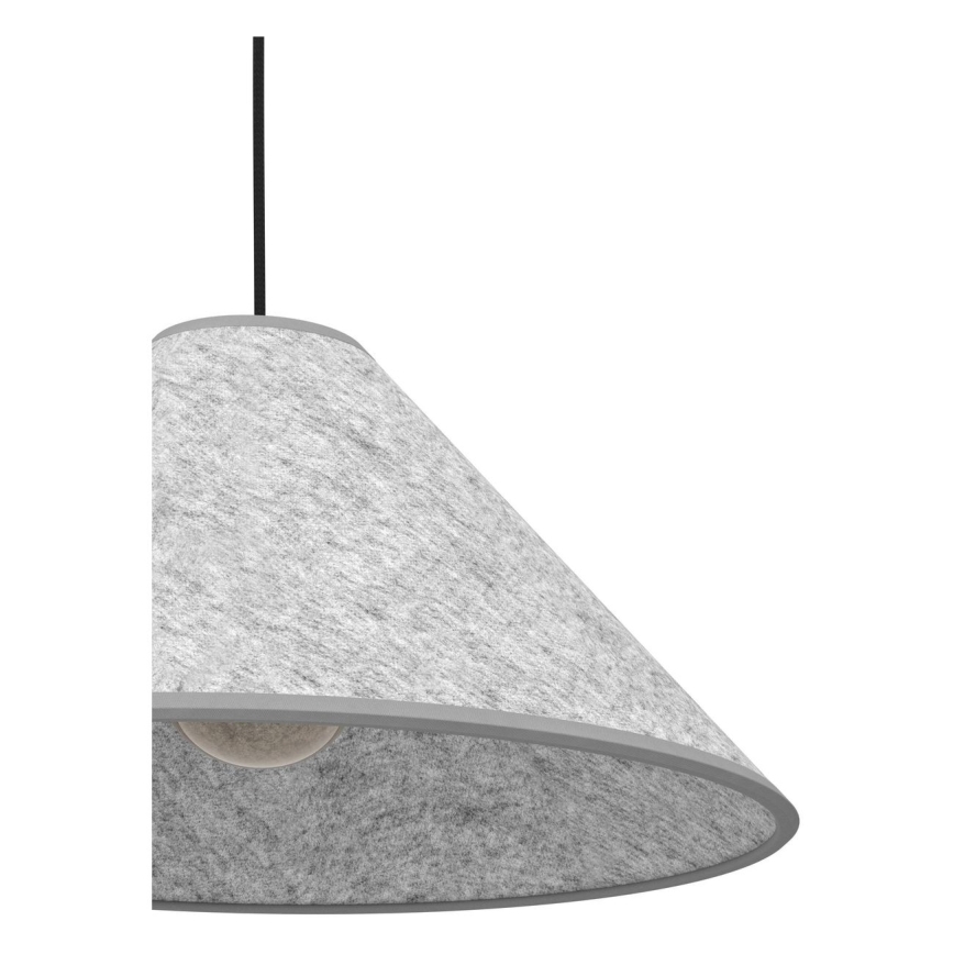 Eglo - Csillár zsinóron 1xE27/40W/230V szürke