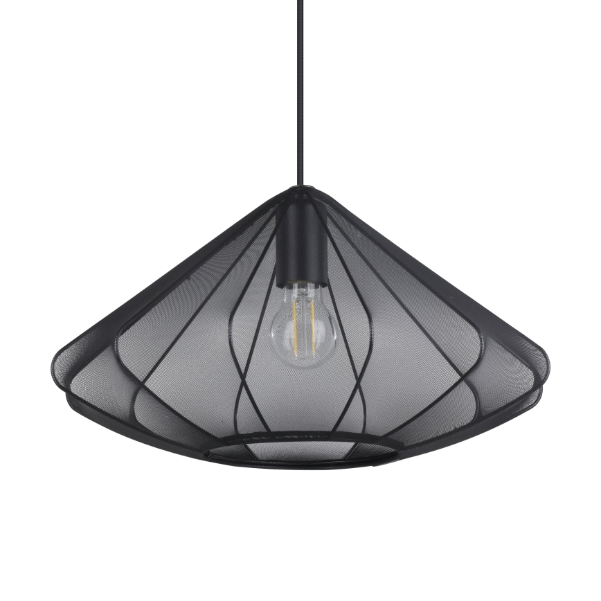 Eglo - Csillár zsinóron 1xE27/40W/230V átm. 42,5 cm fekete