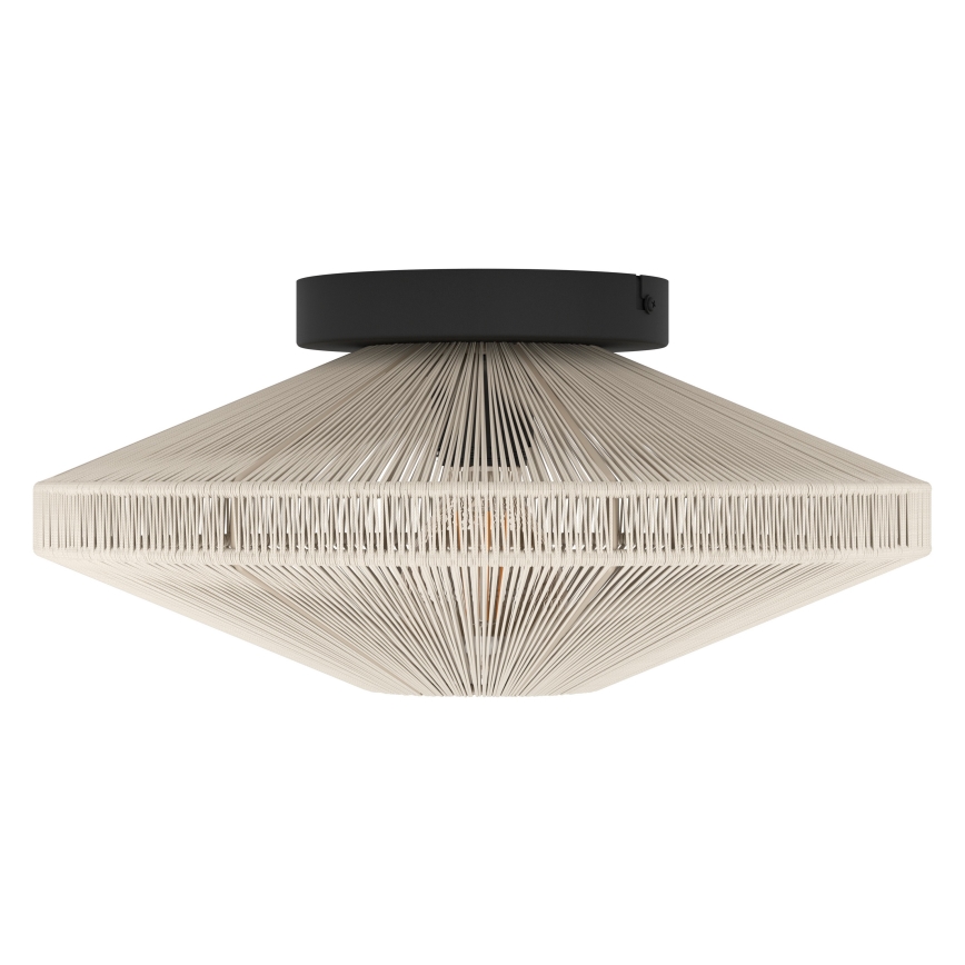 Eglo - Mennyezeti lámpa 1xE27/40W/230V, átmérő 38 cm, krémszínű