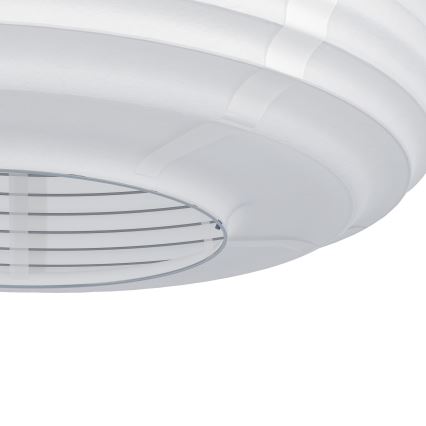 Eglo - Kábeles függőlámpa 1xE27/40W/230V Ø 40 cm fehér/bézs