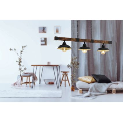 Eglo - láncos csillár 3xE27/60W/230V