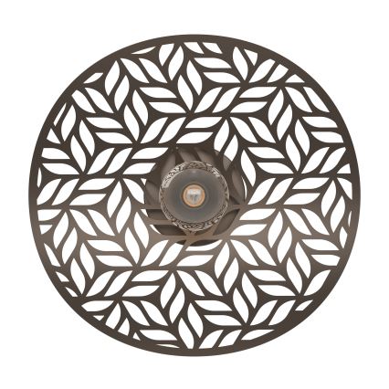 Eglo - Mennyezeti lámpa 1xE27/60W/230V, Ø 40 cm, bronzszínű