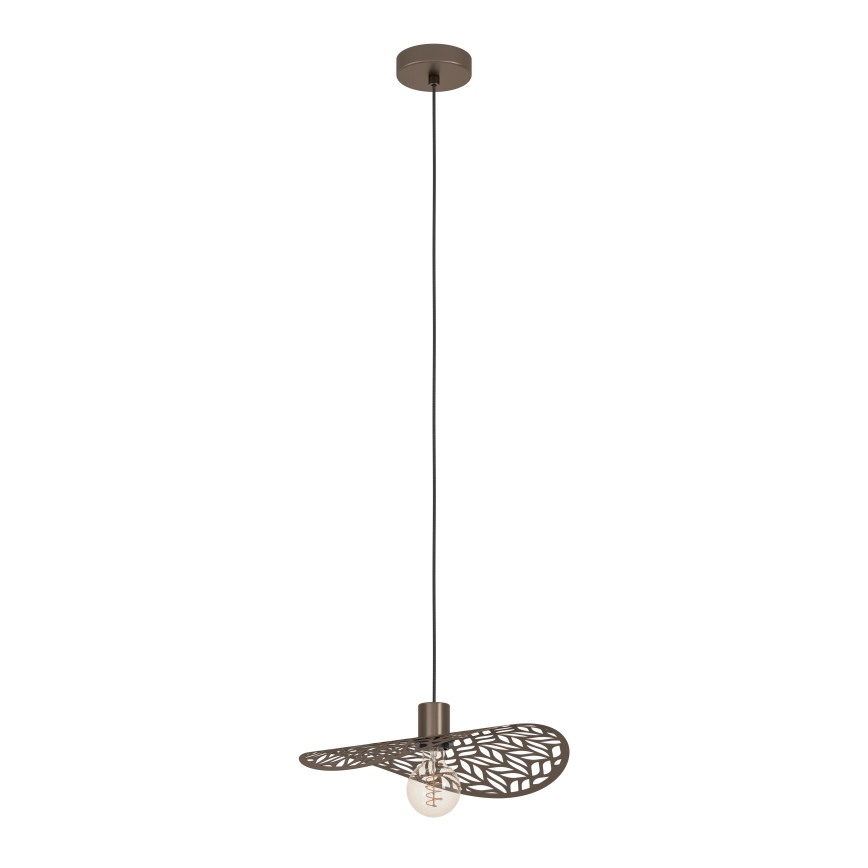 Eglo - Kábelre függesztett csillár 1xE27/60W/230V, átm. 40 cm, bronzszínű