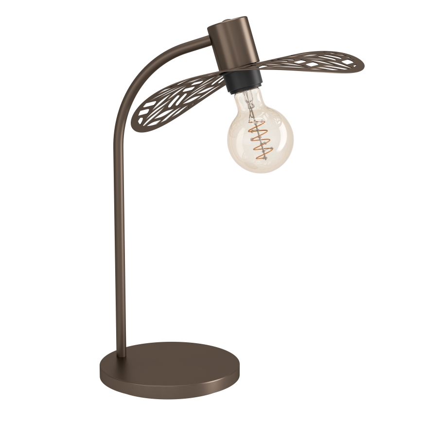 Eglo - Asztali lámpa 1xE27/60W/230V bronz