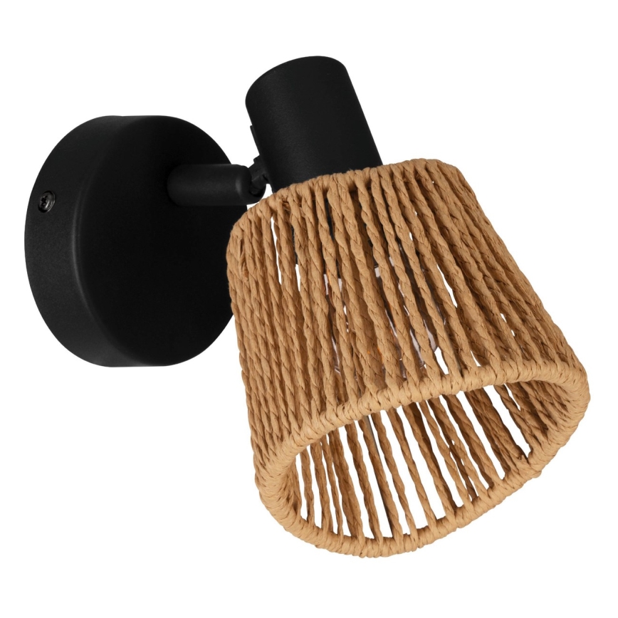 Eglo - Fali spotlámpa 1xE14/10W/230V fekete/bézs