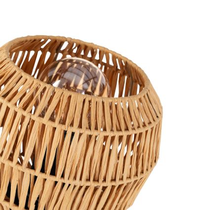Eglo - Asztali lámpa 1xE27/40W/230V barna