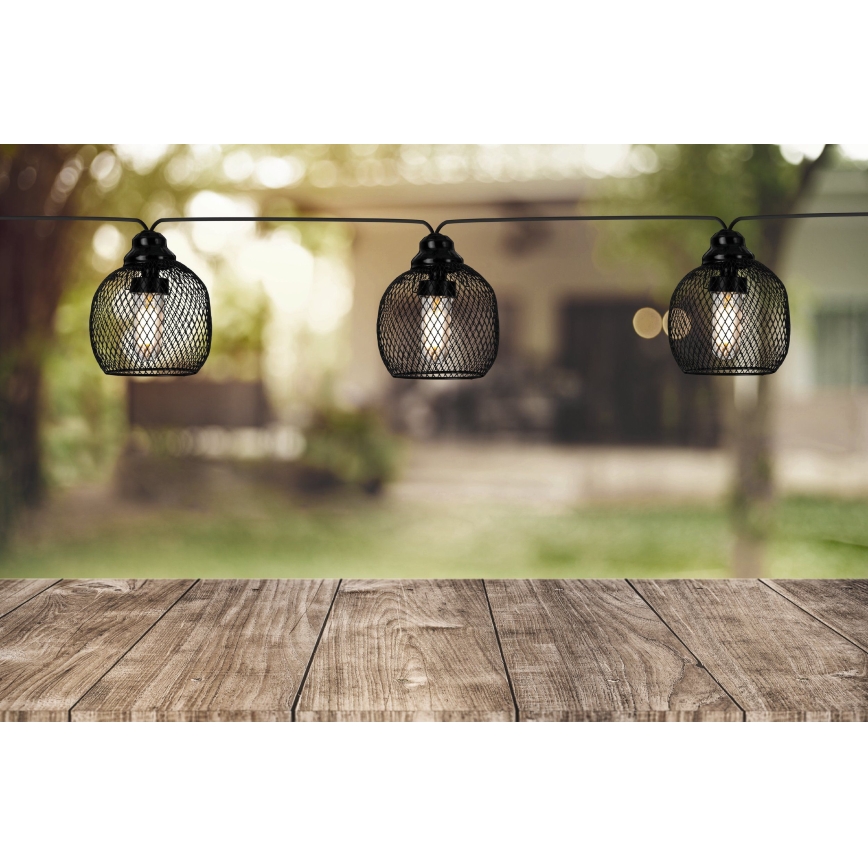 Eglo 48964 - napelemes LED füzér 8xLED/3m 600 mAh IP44