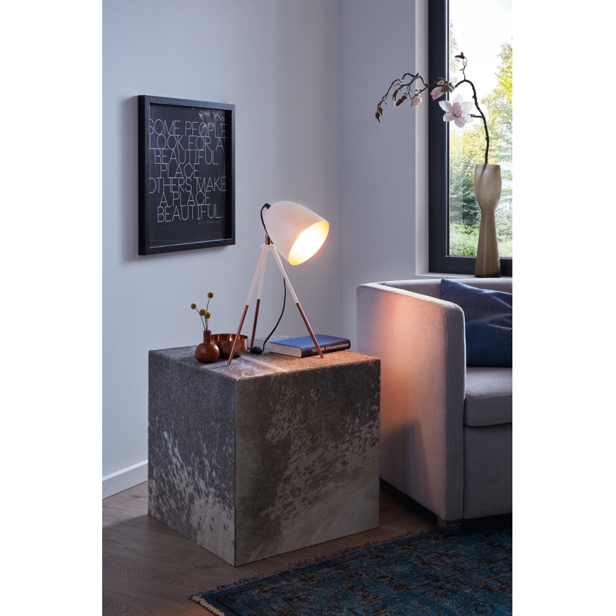 EGLO 49038 - Asztali lámpa CHESTER-P 1xE27/60W/230V