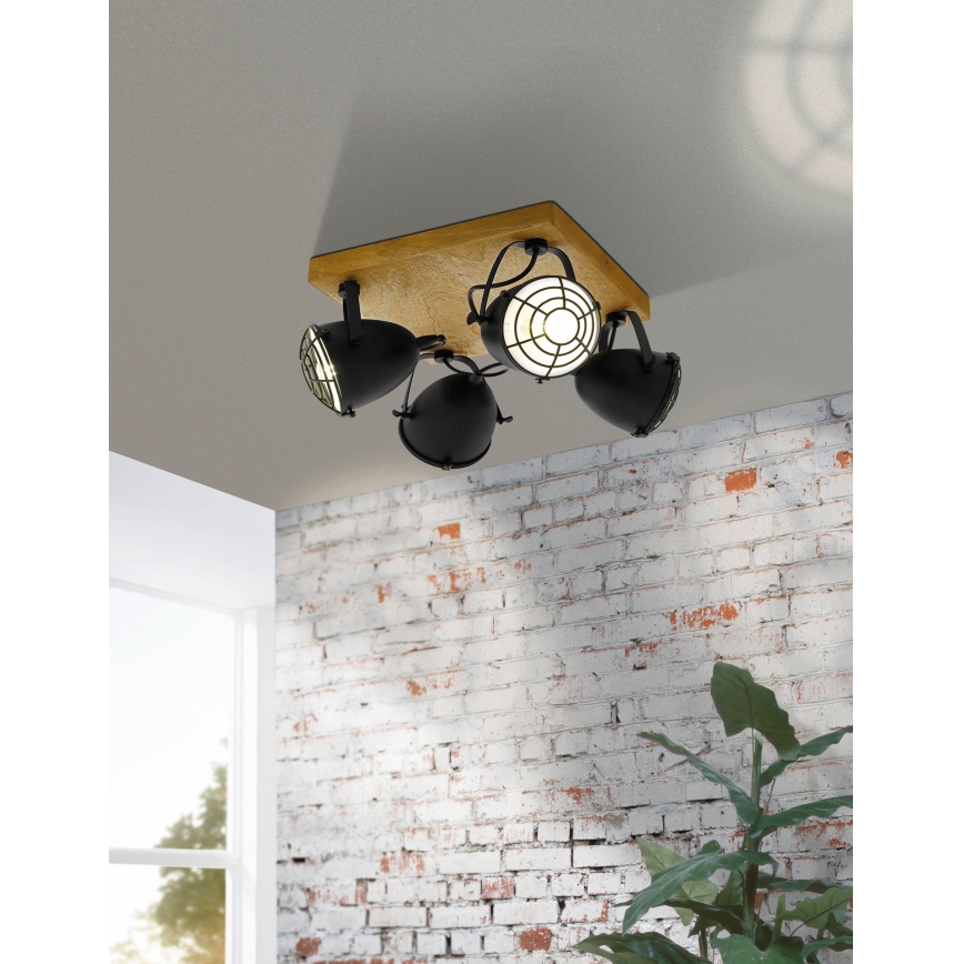 Eglo 49079 - GATEBECK spotlámpa 4xE14/40W/230V