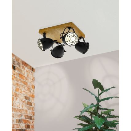 Eglo 49079 - GATEBECK spotlámpa 4xE14/40W/230V