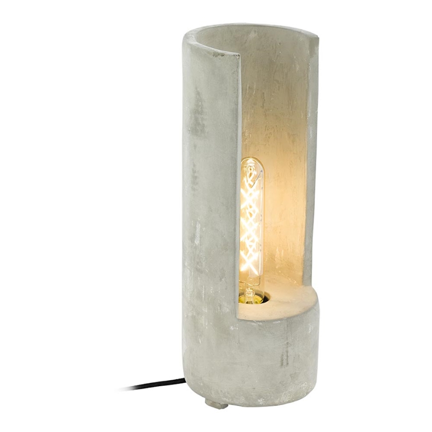 Eglo 49112 - Asztali lámpa LYNTON 1xE27/60W/230V beton