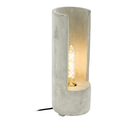 Eglo 49112 - Asztali lámpa LYNTON 1xE27/60W/230V beton