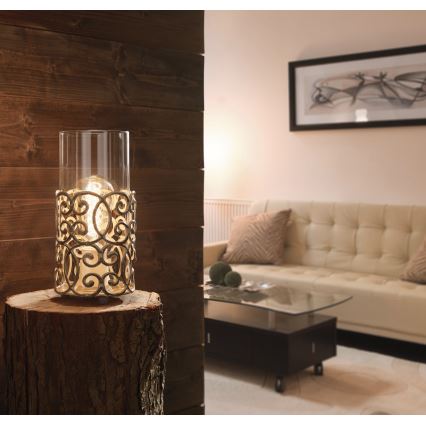 Eglo 49274 - CARDIGAN asztali lámpa 1xE27/60W/230V