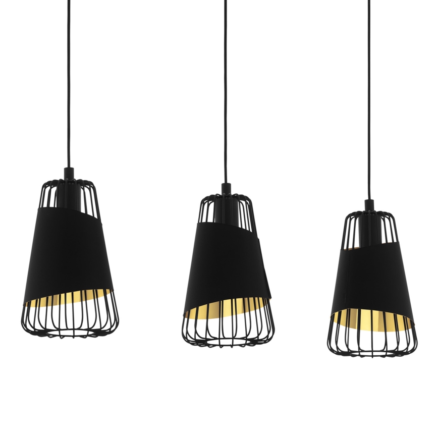 Eglo - Csillár zsinóron 3xE27/60W/230V
