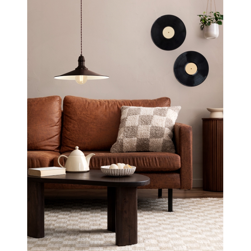 Eglo 49456 - STOCKBURY kábeles függeszték 1xE27/60W/230V, Ø 36 cm