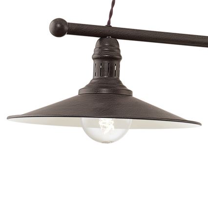 Eglo 49457 - STOCKBURY kábelre függesztett csillár 2xE27/60W/230V