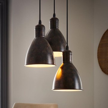 Eglo 49493 - Csillár PRIDDY 1 3xE27/60W/230V