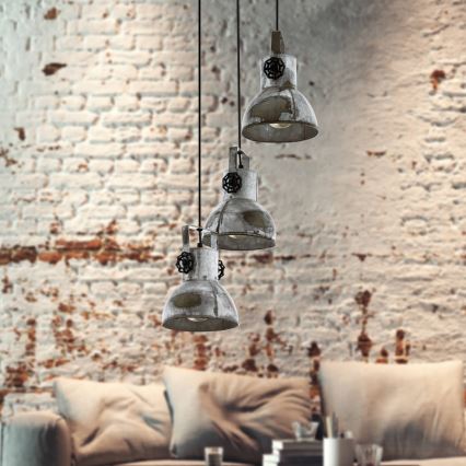 Eglo - Csillár zsinóron 3xE27/40W/230V