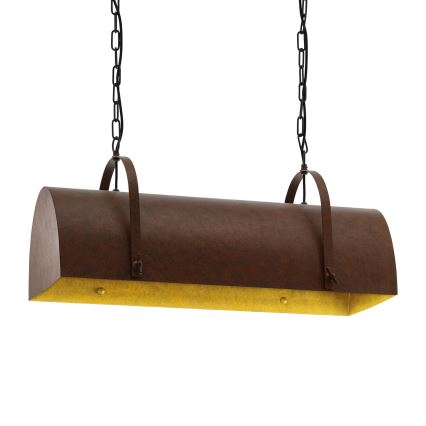 Eglo 49687 - Csillár láncon DEERHURST 2xE27/60W/230V