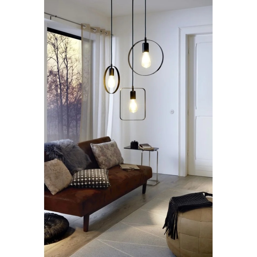 Eglo 49776 - Mennyezeti függesztékes lámpa BEDINGTON 1xE27/60W