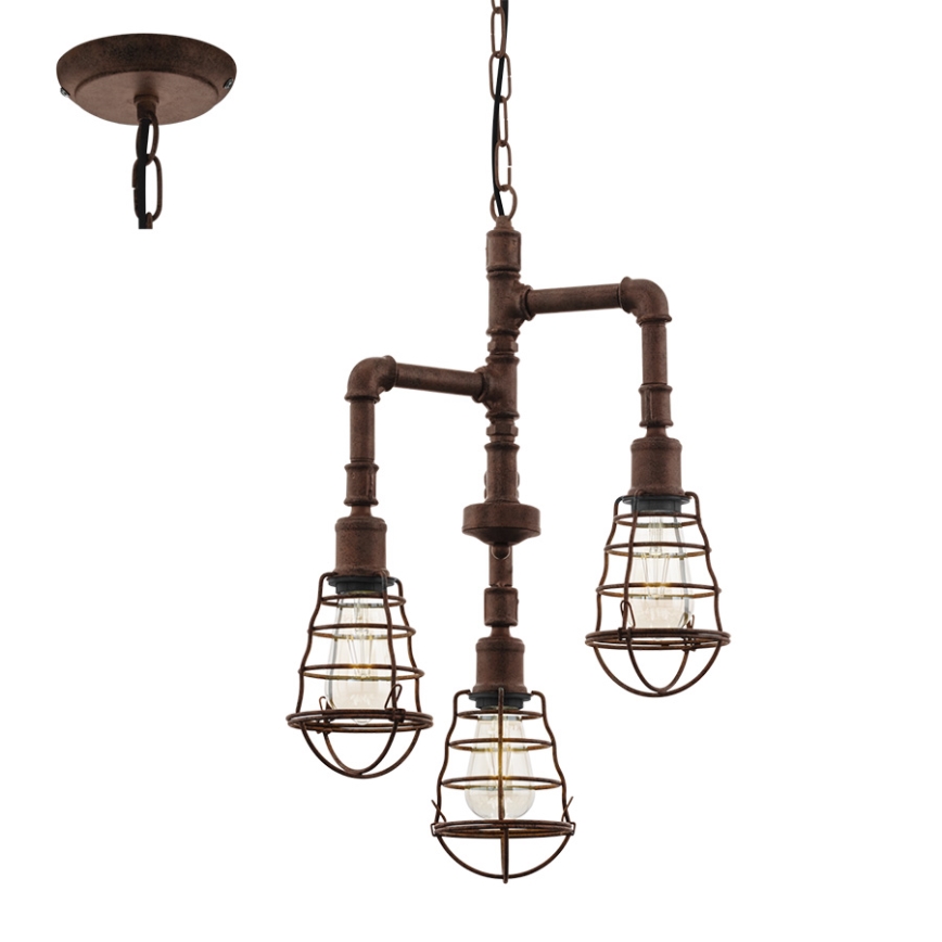 Eglo - Csillár láncon PORT 3xE27/60W