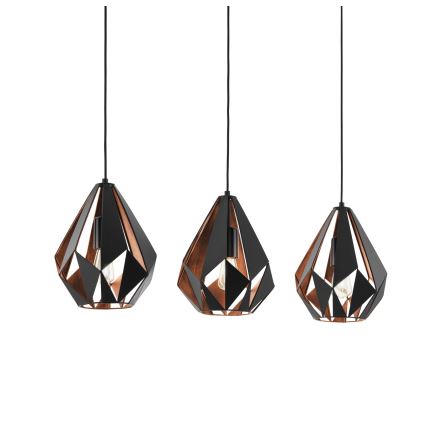 Eglo - Függeszték 3xE27/60W/230V