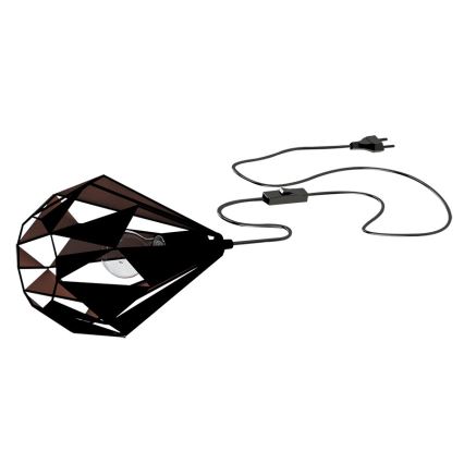 Eglo 49993 - Asztali lámpa CARLTON 1 1xE27/60W/230V