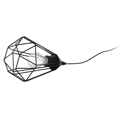 Eglo 54889 - LED Aljzatos asztali lámpa 1xE27/4W/230V 3000K fekete