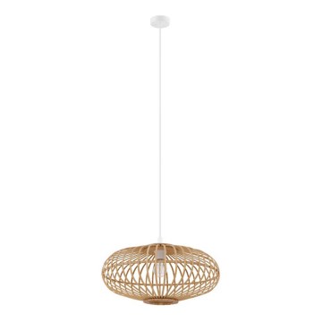 Eglo 55114 - LED függeszték kábelen 1xE27/4W/230V bambusz