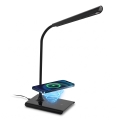 Eglo 55122 - Dimmelhető LED asztali lámpa vezeték nélküli töltéssel LED/5,5W/230V fekete
