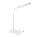 Eglo 55123 - LED fényerőszabályozható asztali lámpa vezeték nélküli töltéssel LED/5,5W/230V fehér