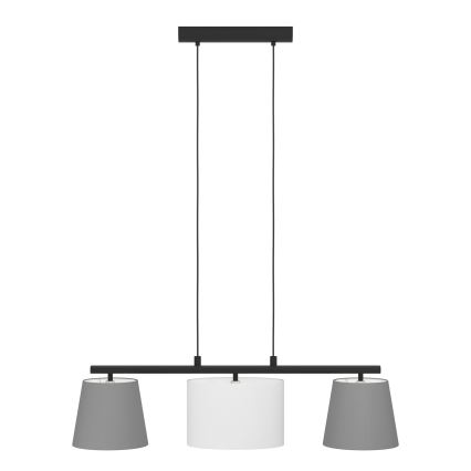 Eglo 55207 - LED kábeles csillár ALMEIDA 3xE14/25W/230V szürke